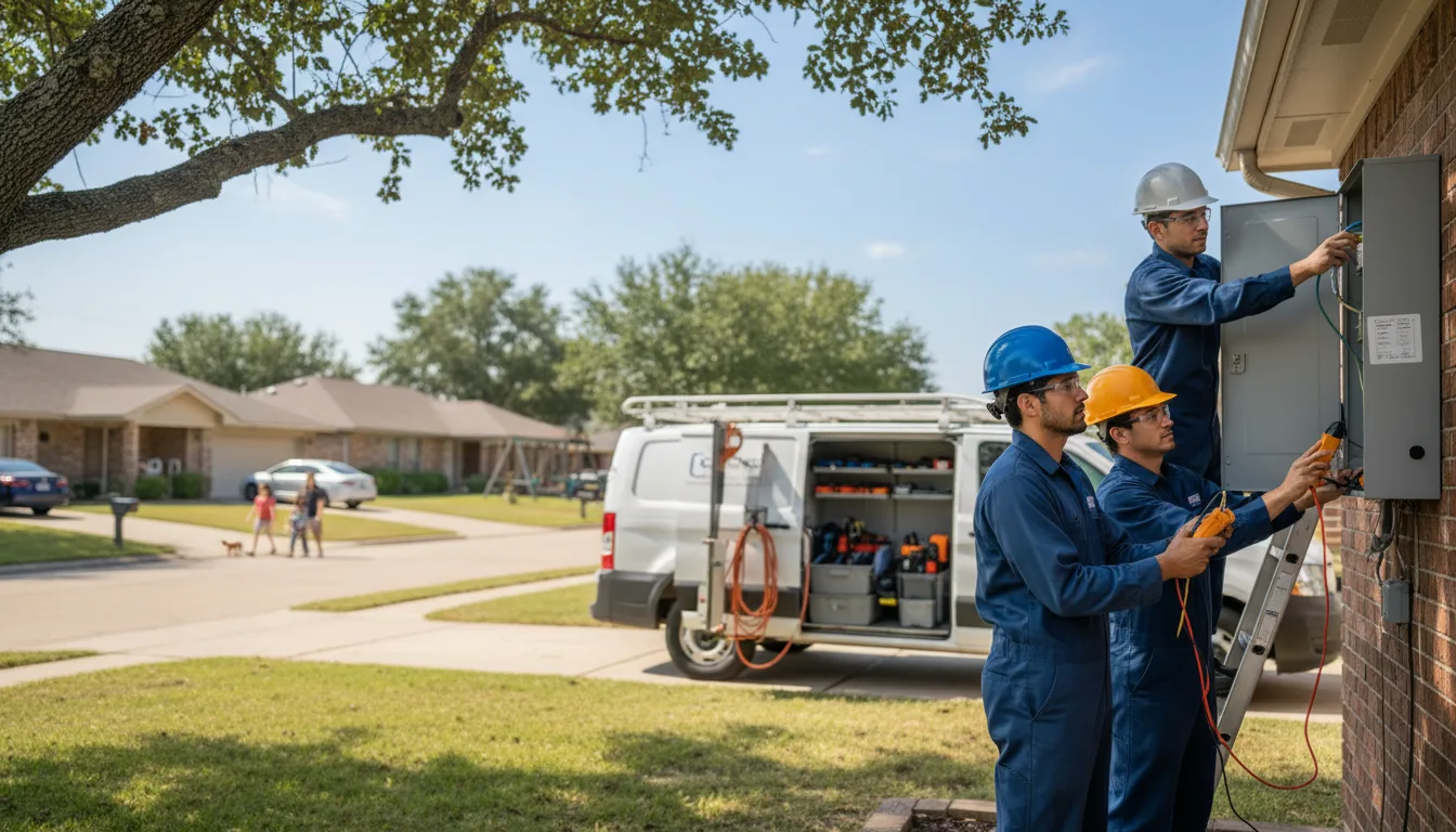 Certified electrician providing emergency electrical services in Glen Dale, WV
